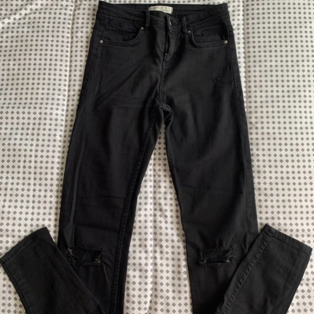 Black High Waisted Jeans Size 00